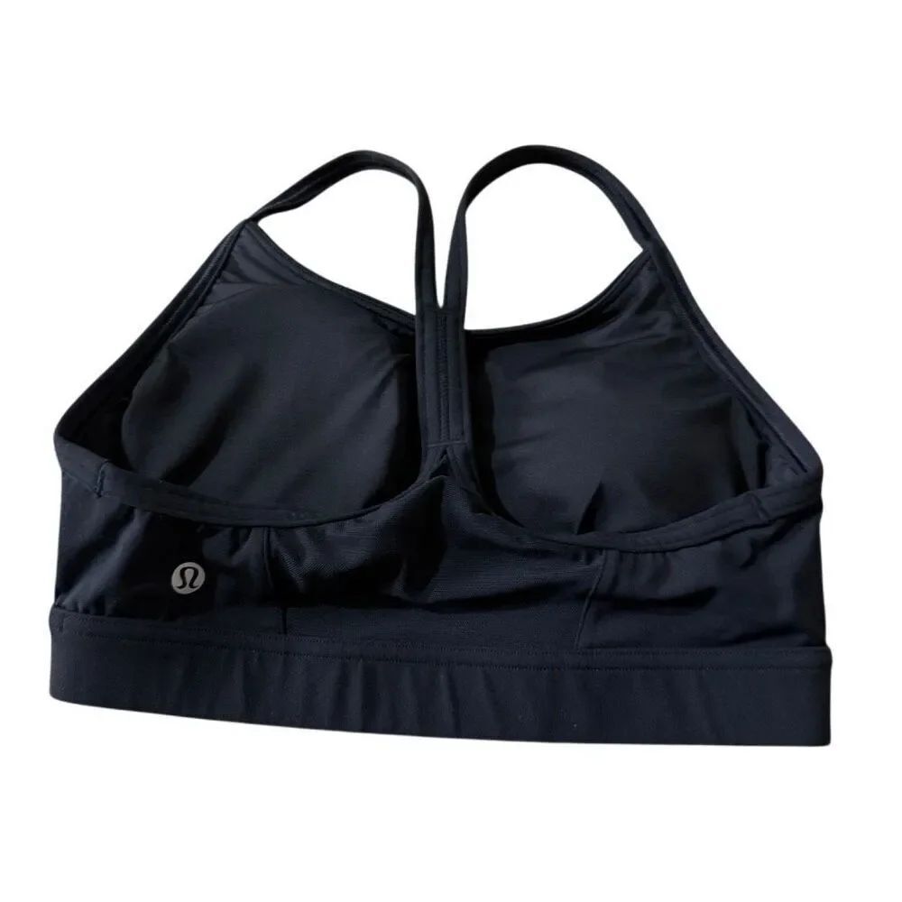Lululemon black sports bra size 6